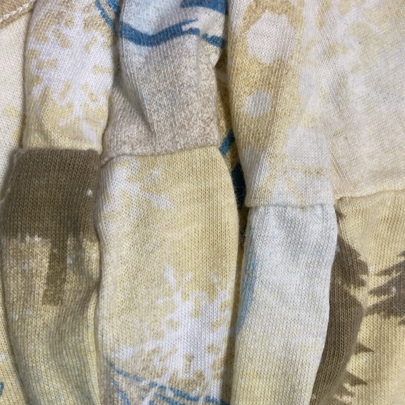 Vintage Kmart! Polar Bear & Cub Winter Embellished Pullover Top 3X EUC! 0155 - Picture 10 of 10